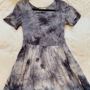 Tie dye skater dress